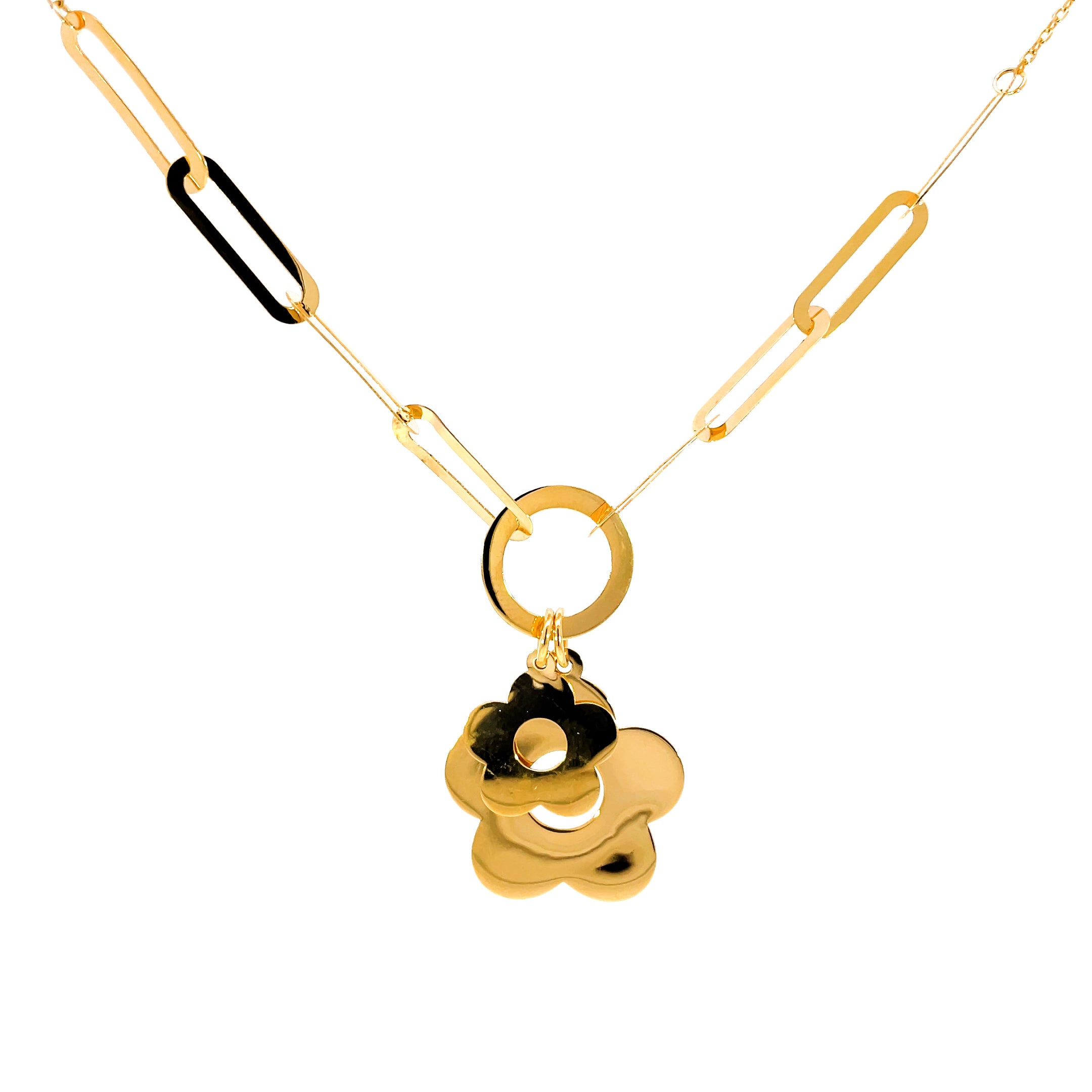 Golden Flower Nacklace