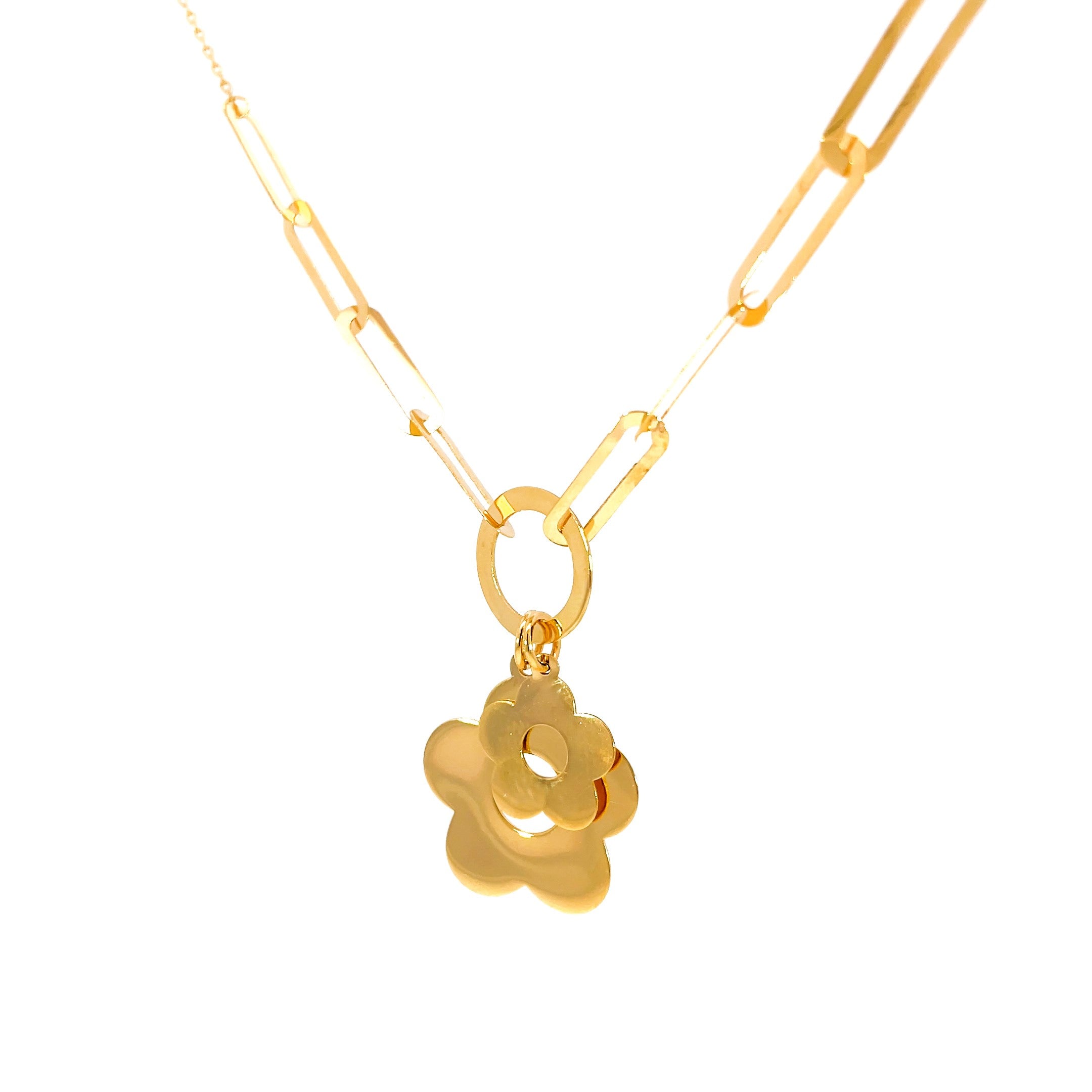 Golden Flower Nacklace