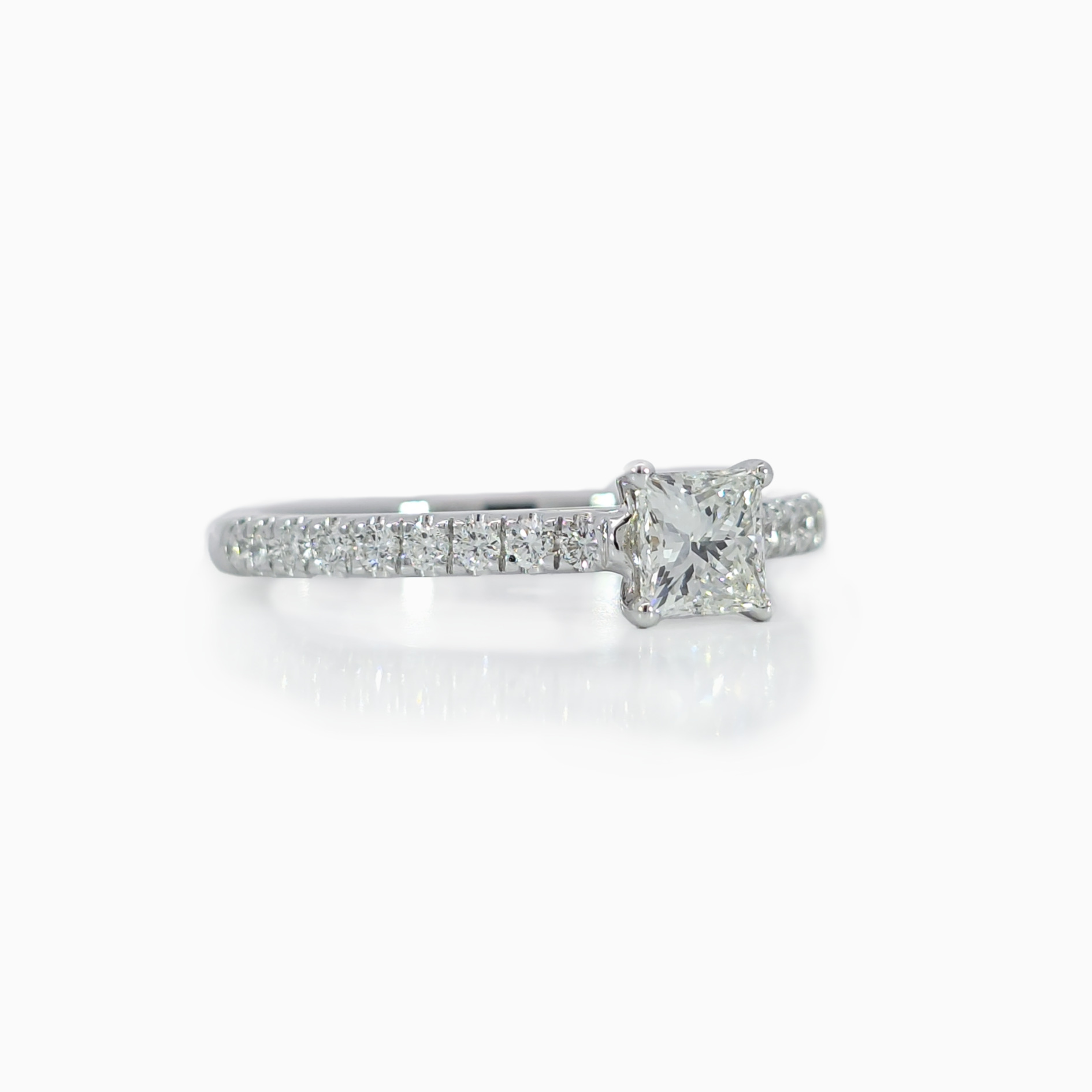 Princess Pave Ring