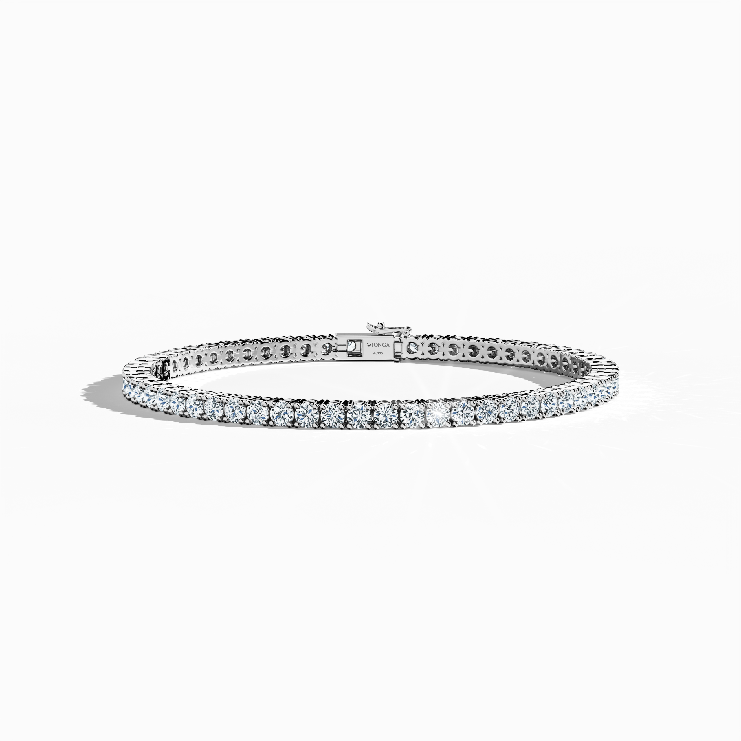 Tennis Bracelet 6 ct diamonds in White Gold