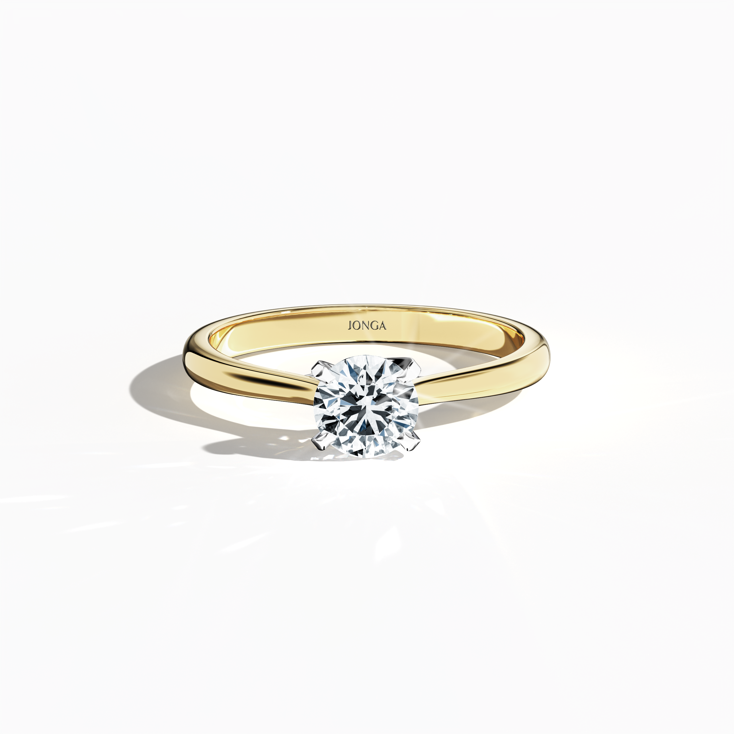 Solitaire ring-0.70ct Yellow Gold