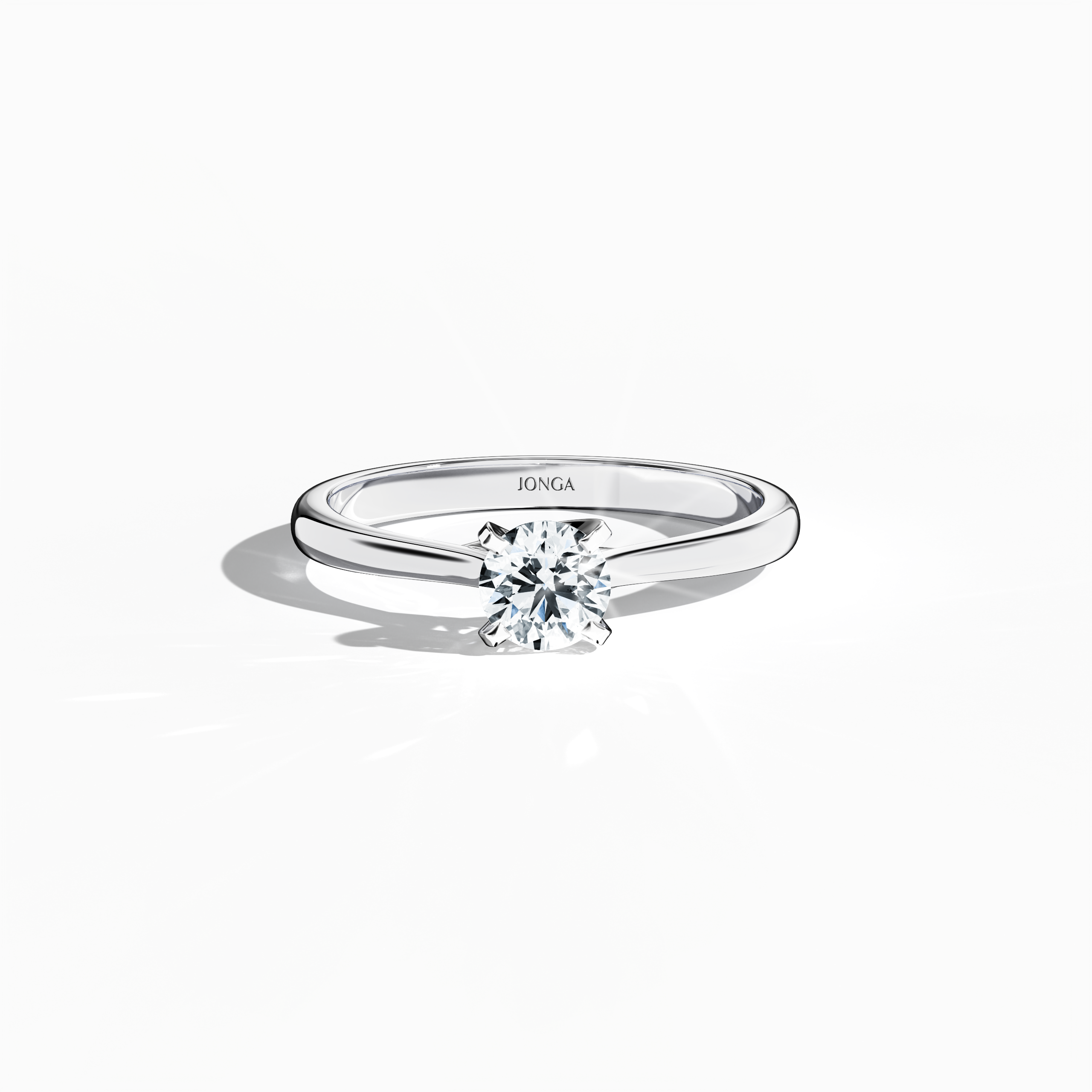 Solitaire ring-0.50ct White Gold