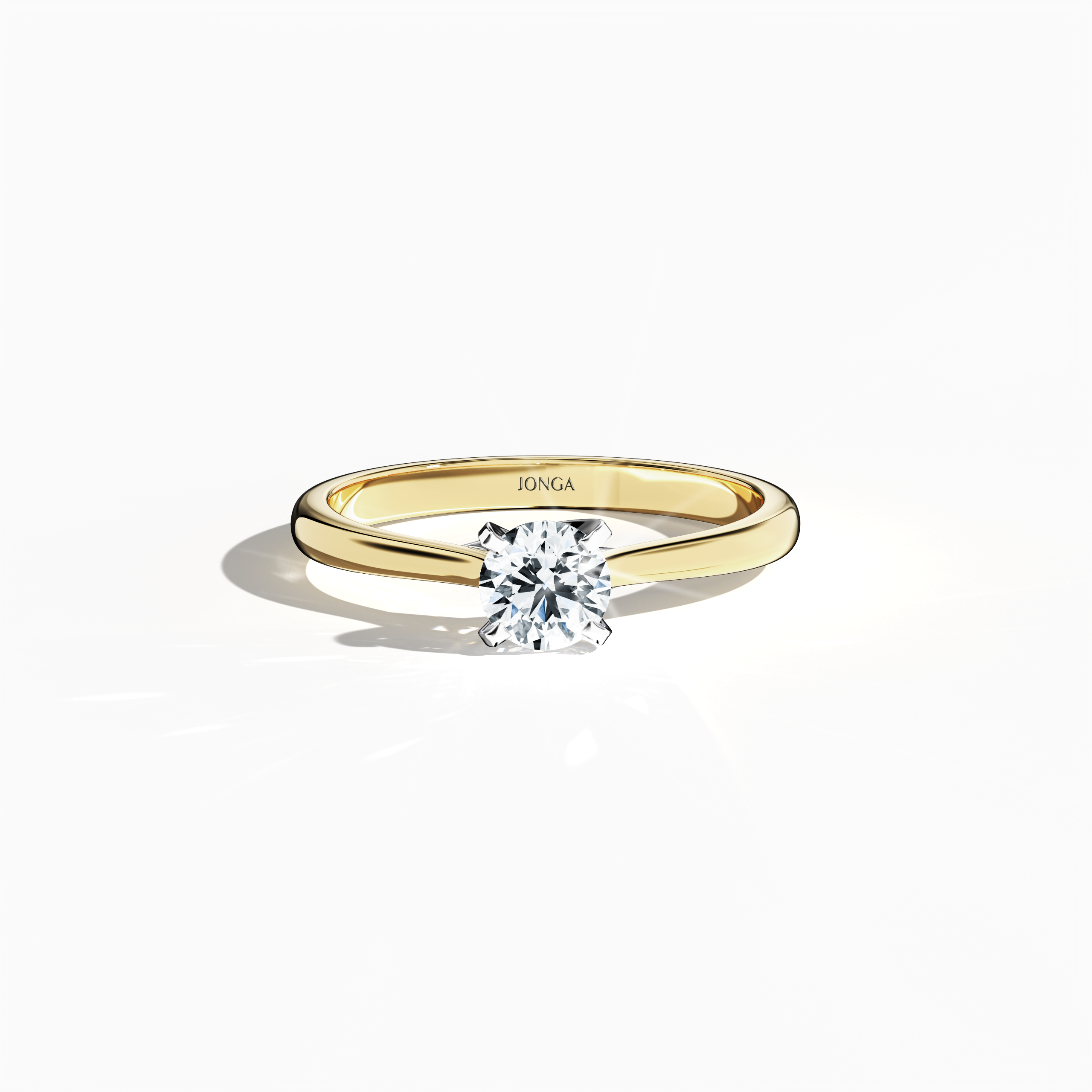 Solitaire ring-0.50ct Yellow Gold