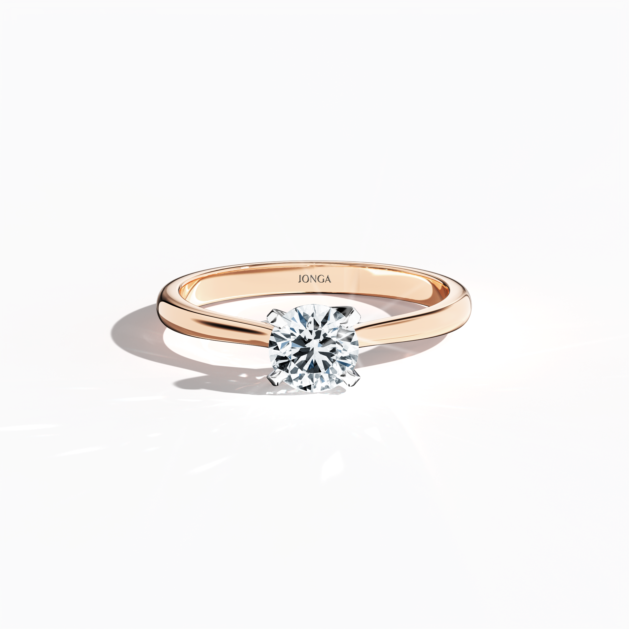 Solitaire ring-0.70ct Rose Gold