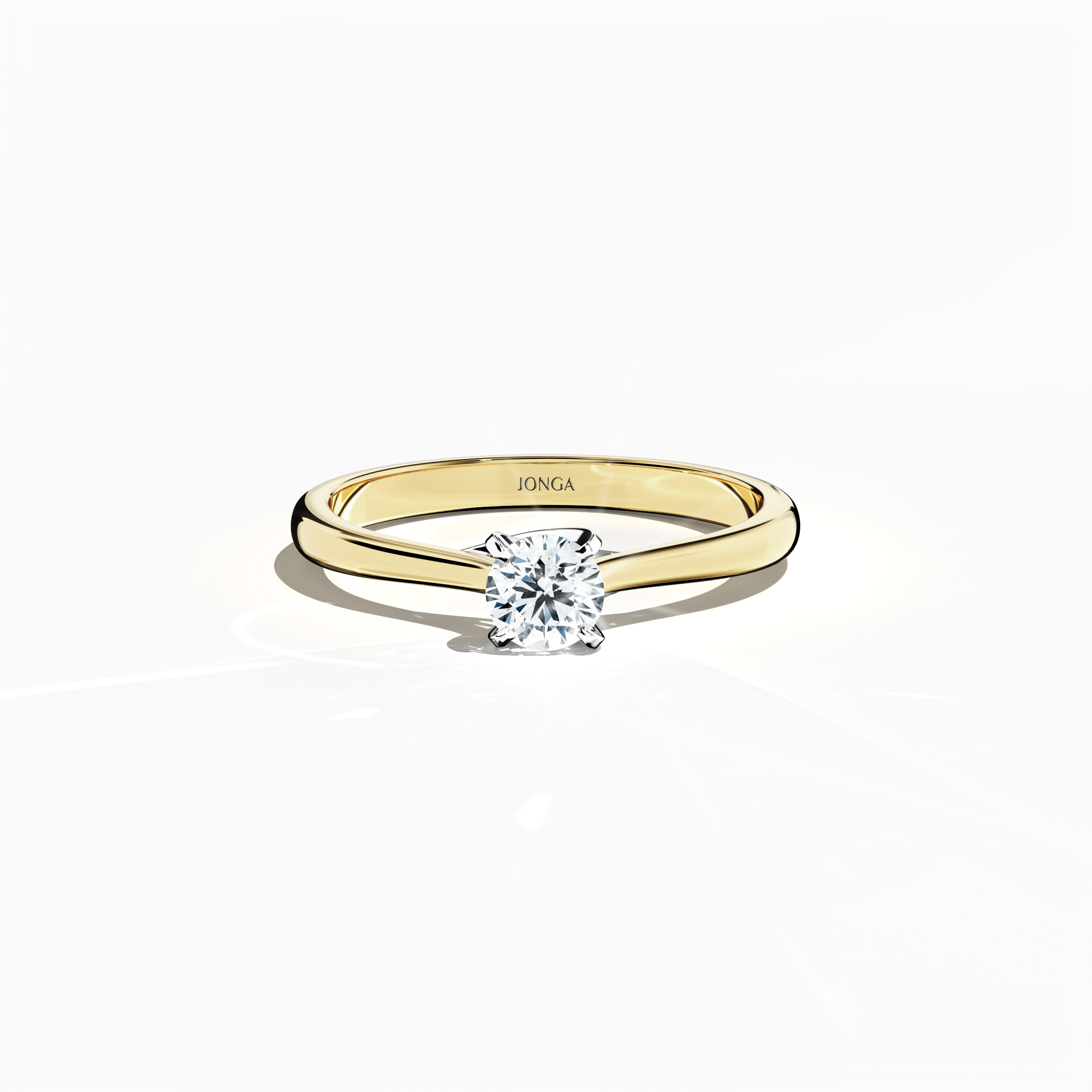 Solitaire ring-0.30ct Yellow Gold