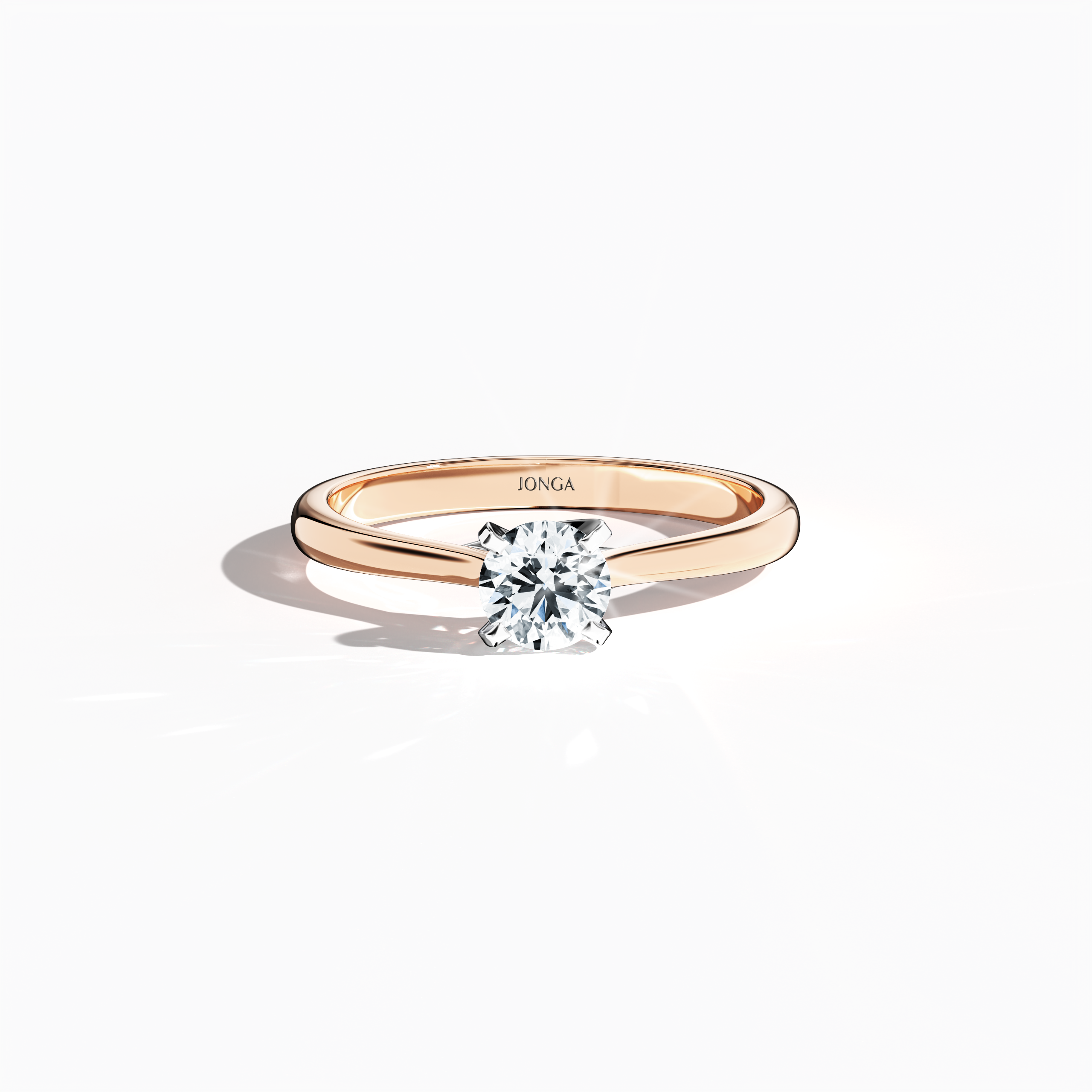 Solitaire ring-0.50ct Rose Gold