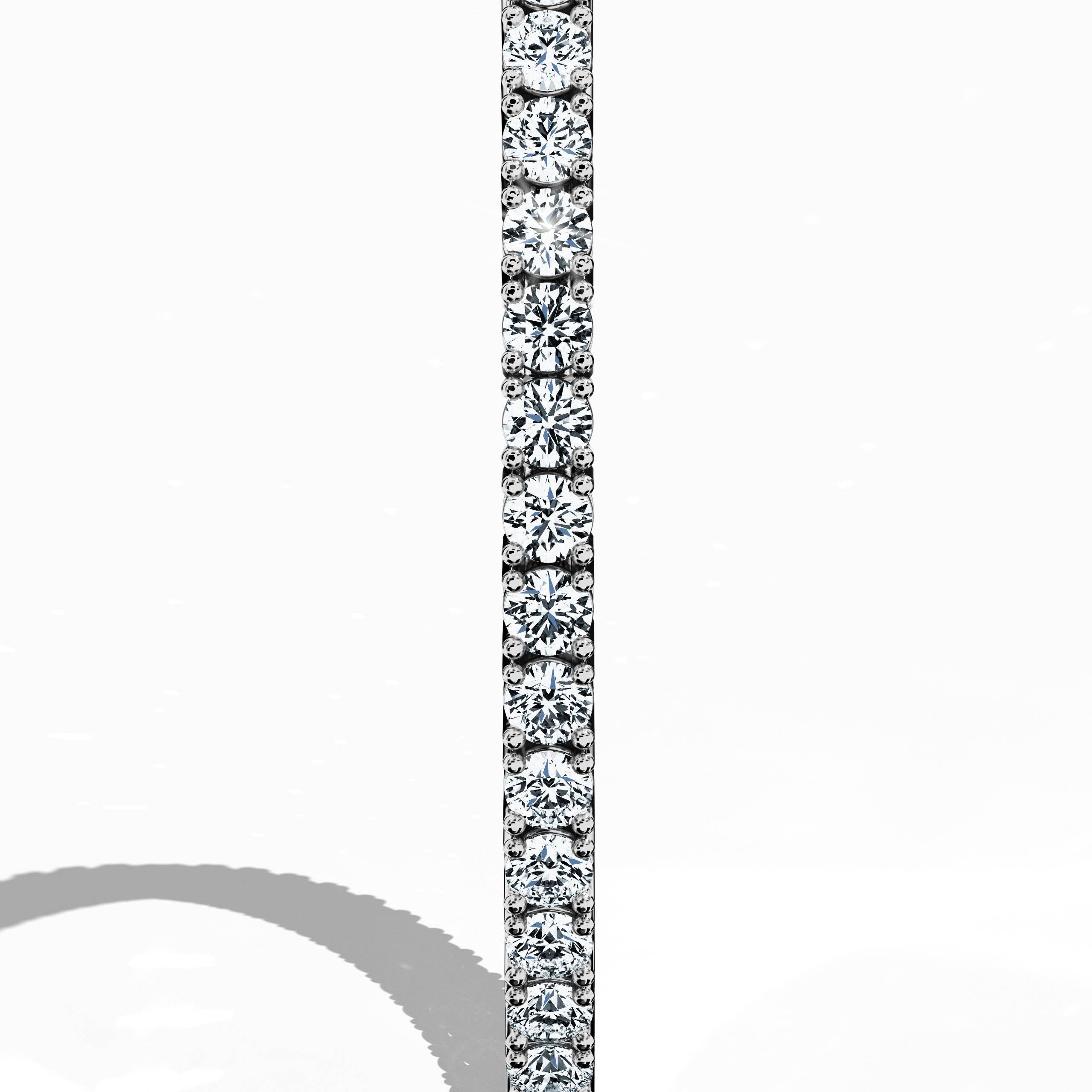 Tennis Bracelet 6 ct diamonds in White Gold