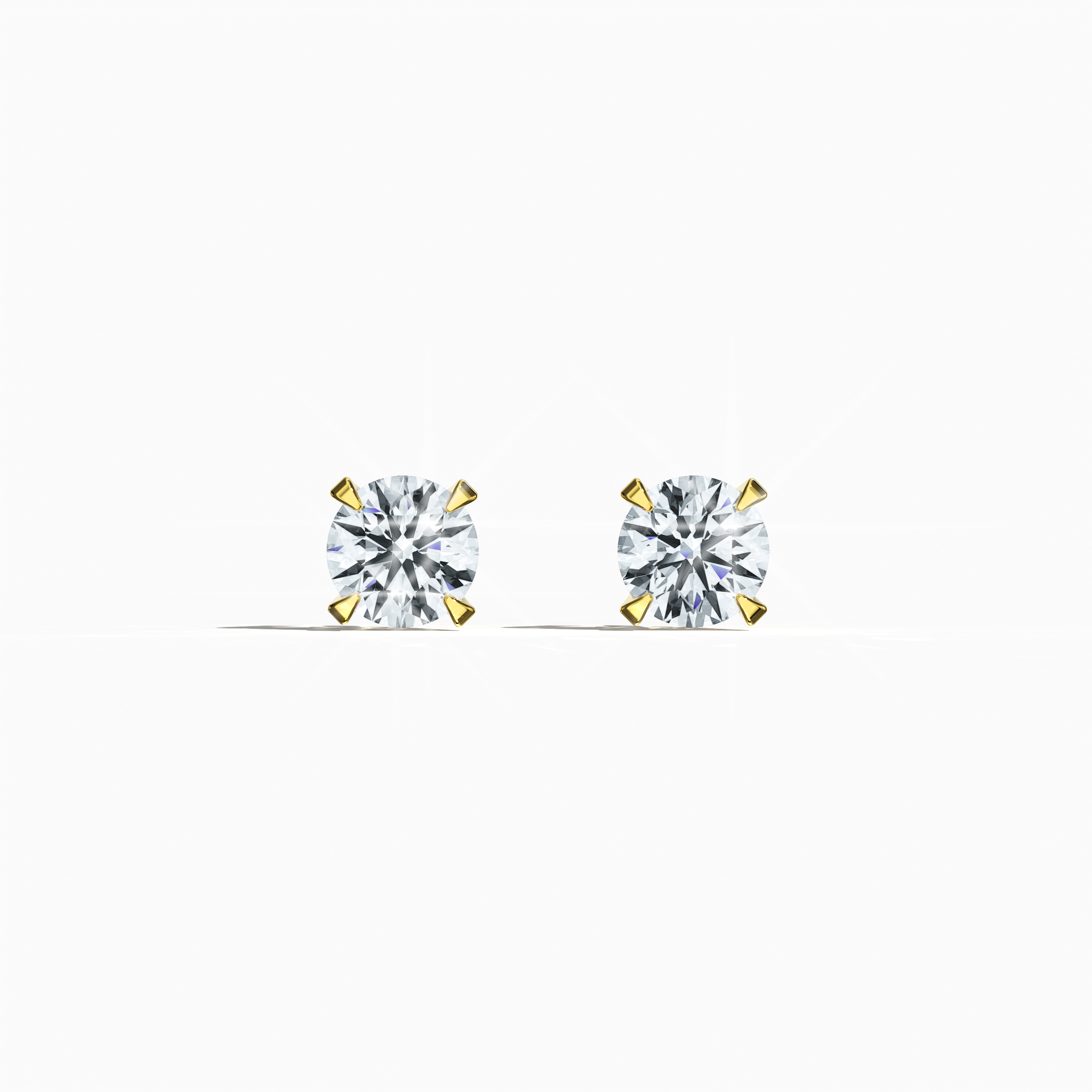 Classic 1.00 ct Earring in Yellow Gold