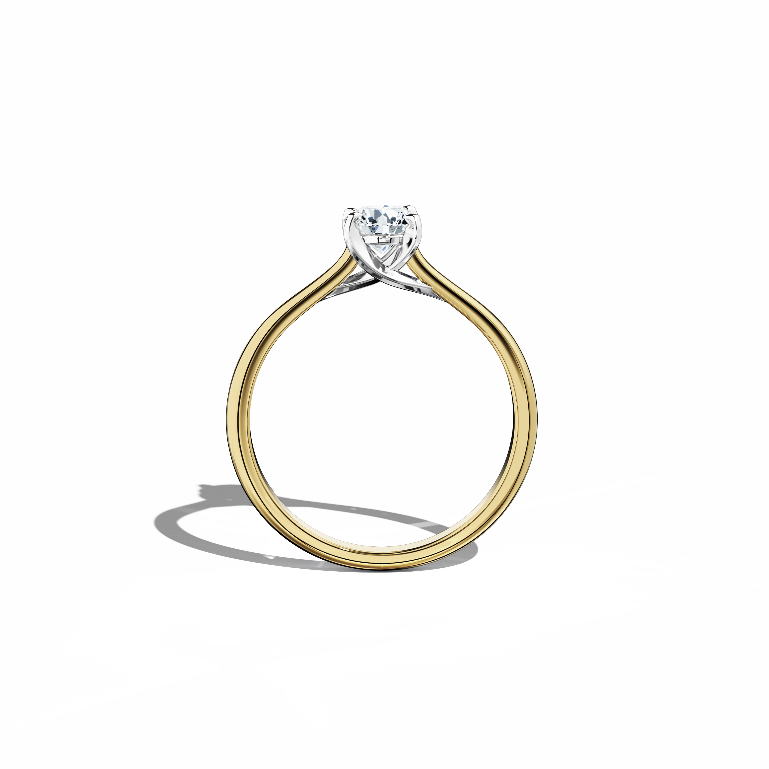 Solitaire ring-0.50ct Yellow Gold