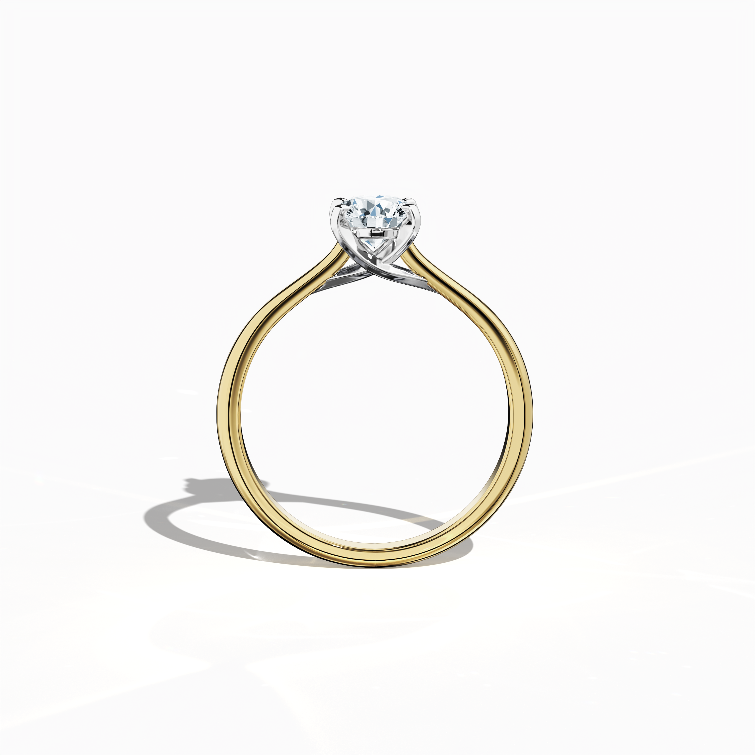 Solitaire ring-0.70ct Yellow Gold