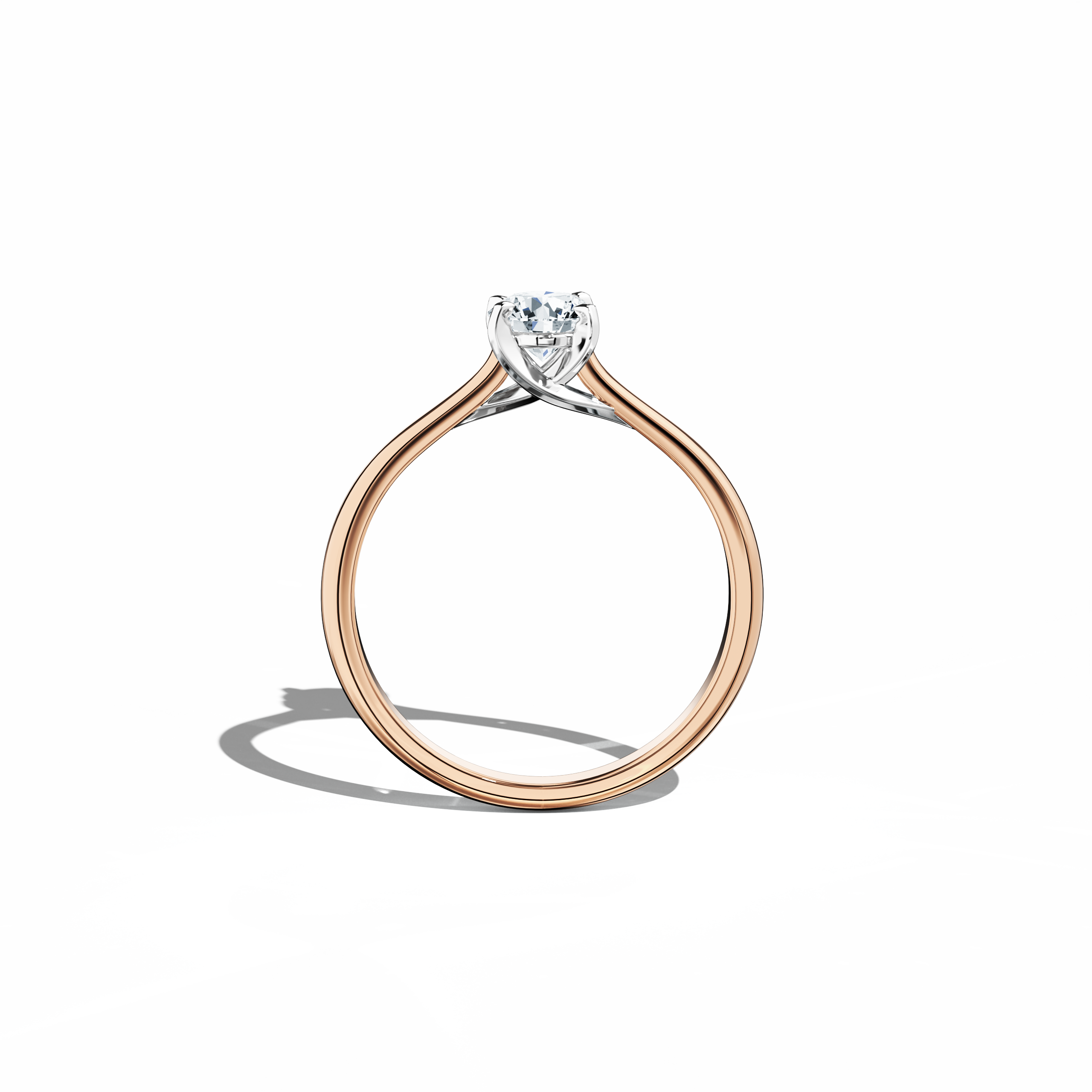 Solitaire ring-0.50ct Rose Gold