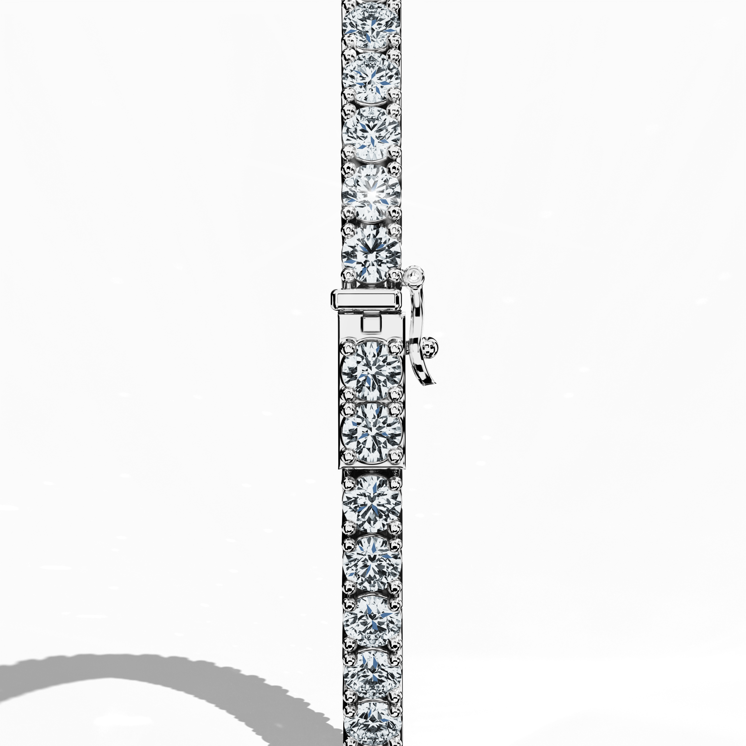 Tennis Bracelet 6 ct diamonds in White Gold