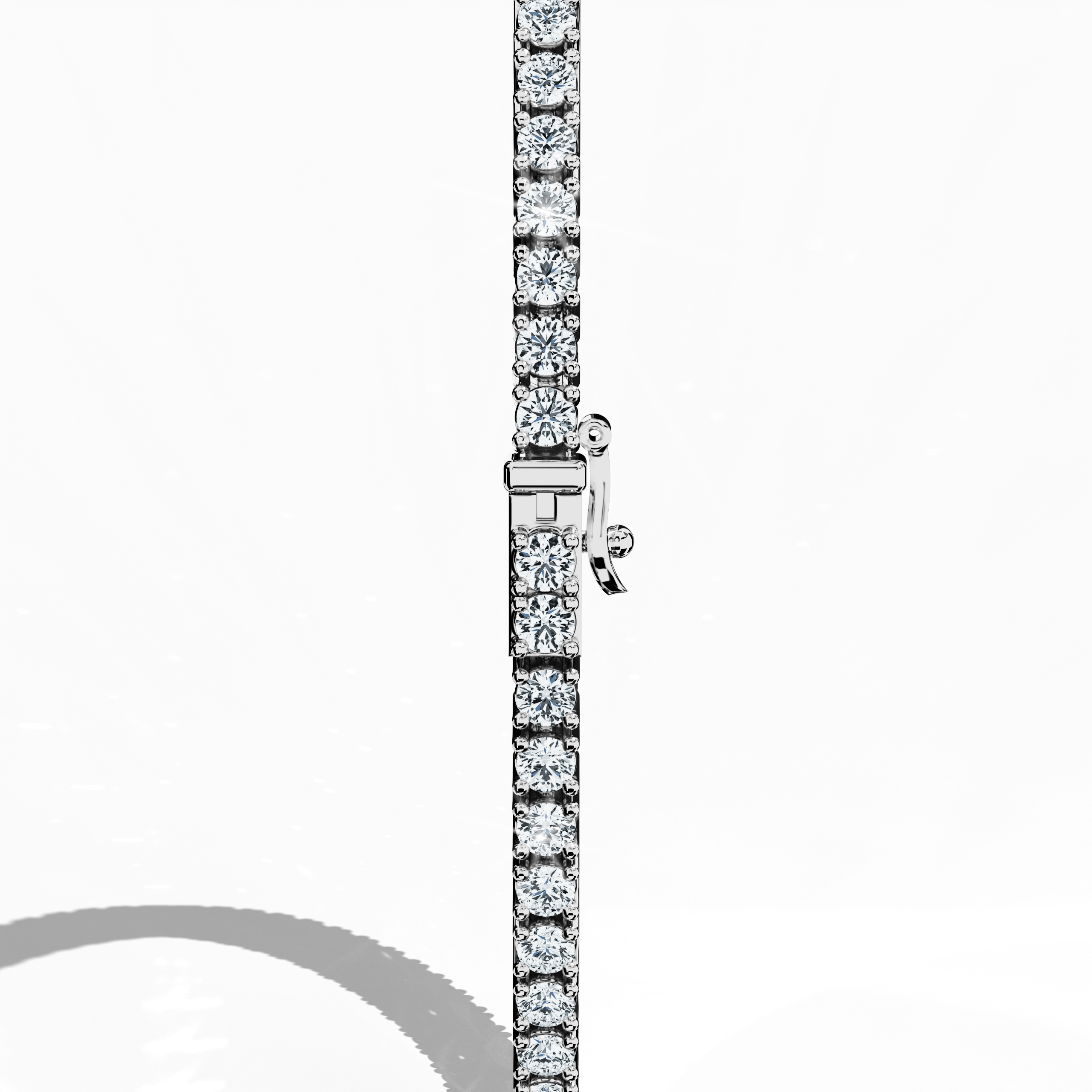 Tennis Bracelet 3 ct diamonds in White Gold