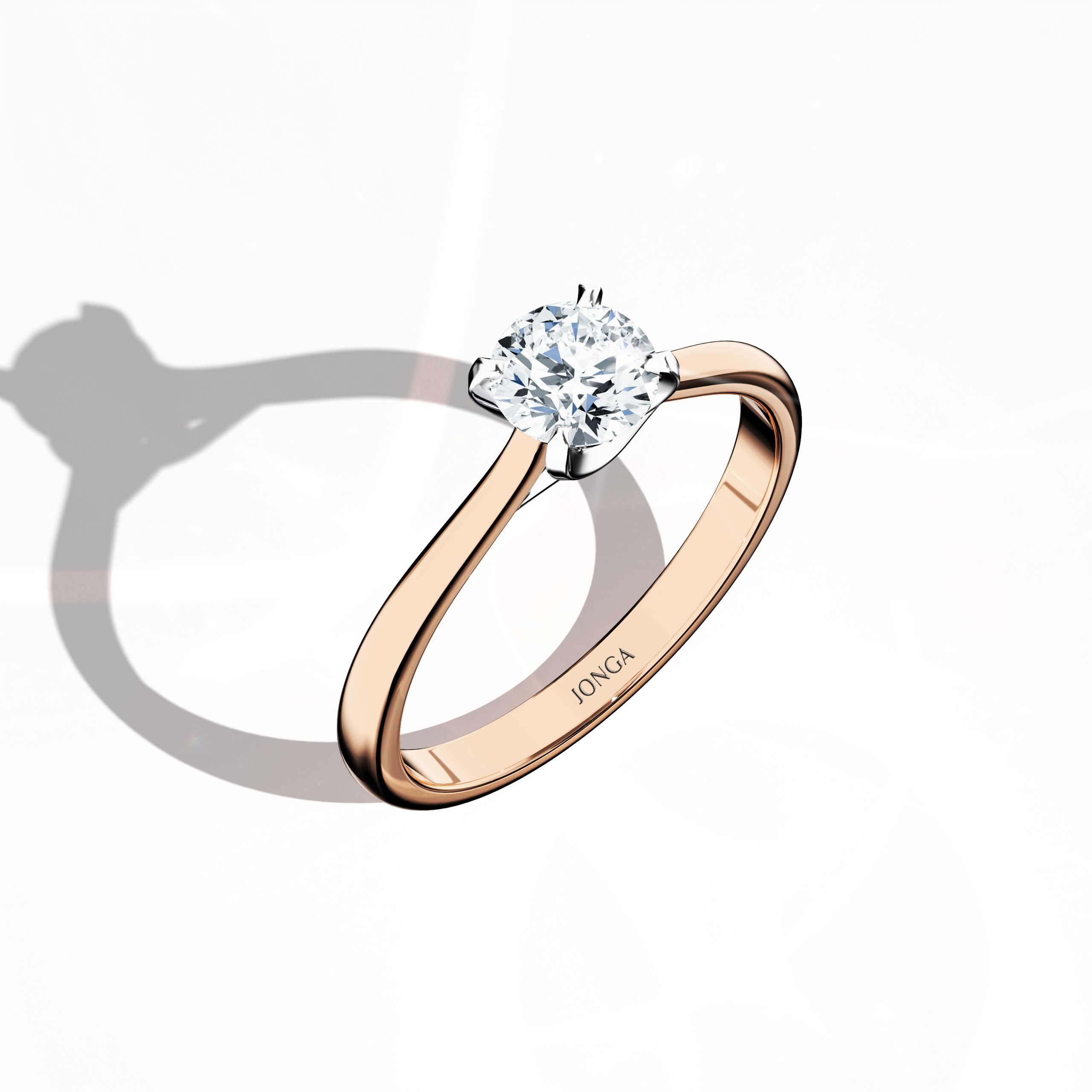 Solitaire ring-0.70ct Rose Gold