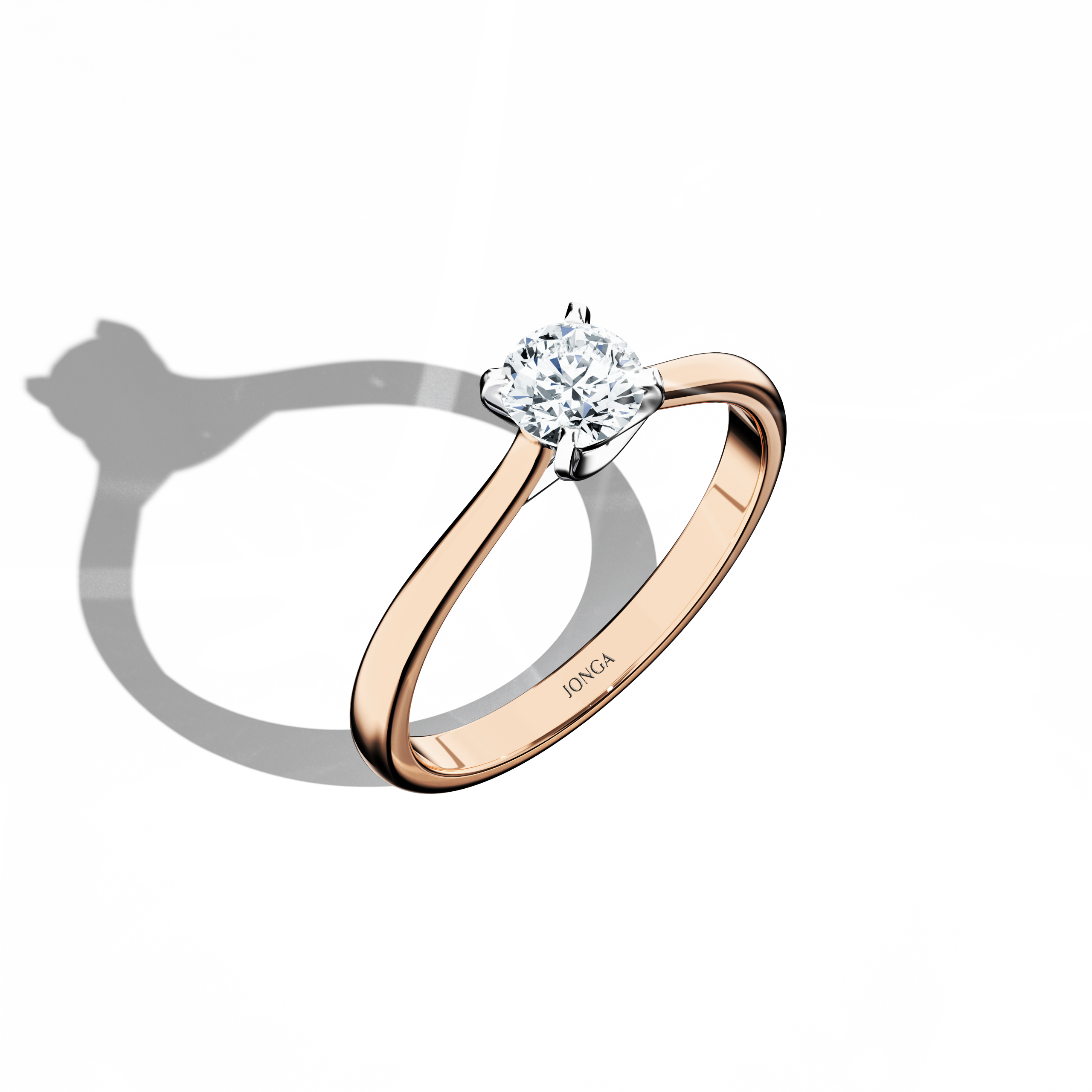 Solitaire ring-0.50ct Rose Gold