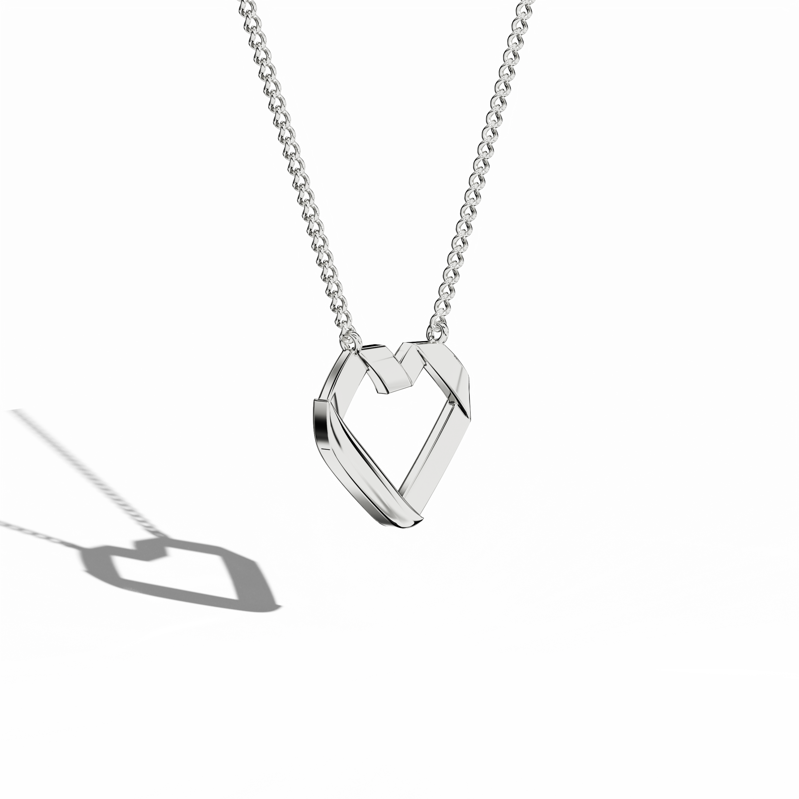 Gold heart-pendent White Gold