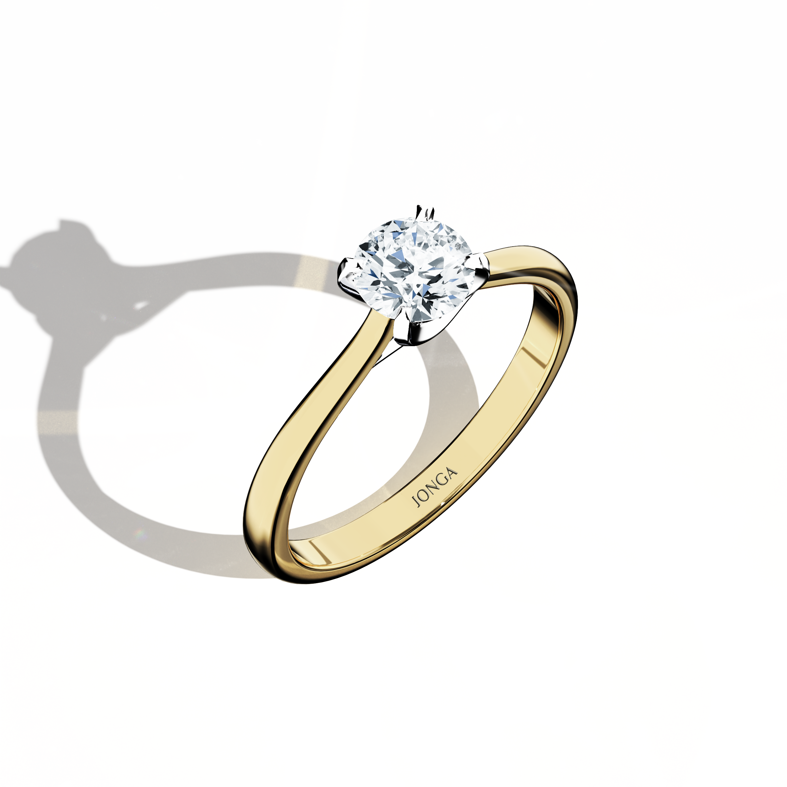 Solitaire ring-0.70ct Yellow Gold