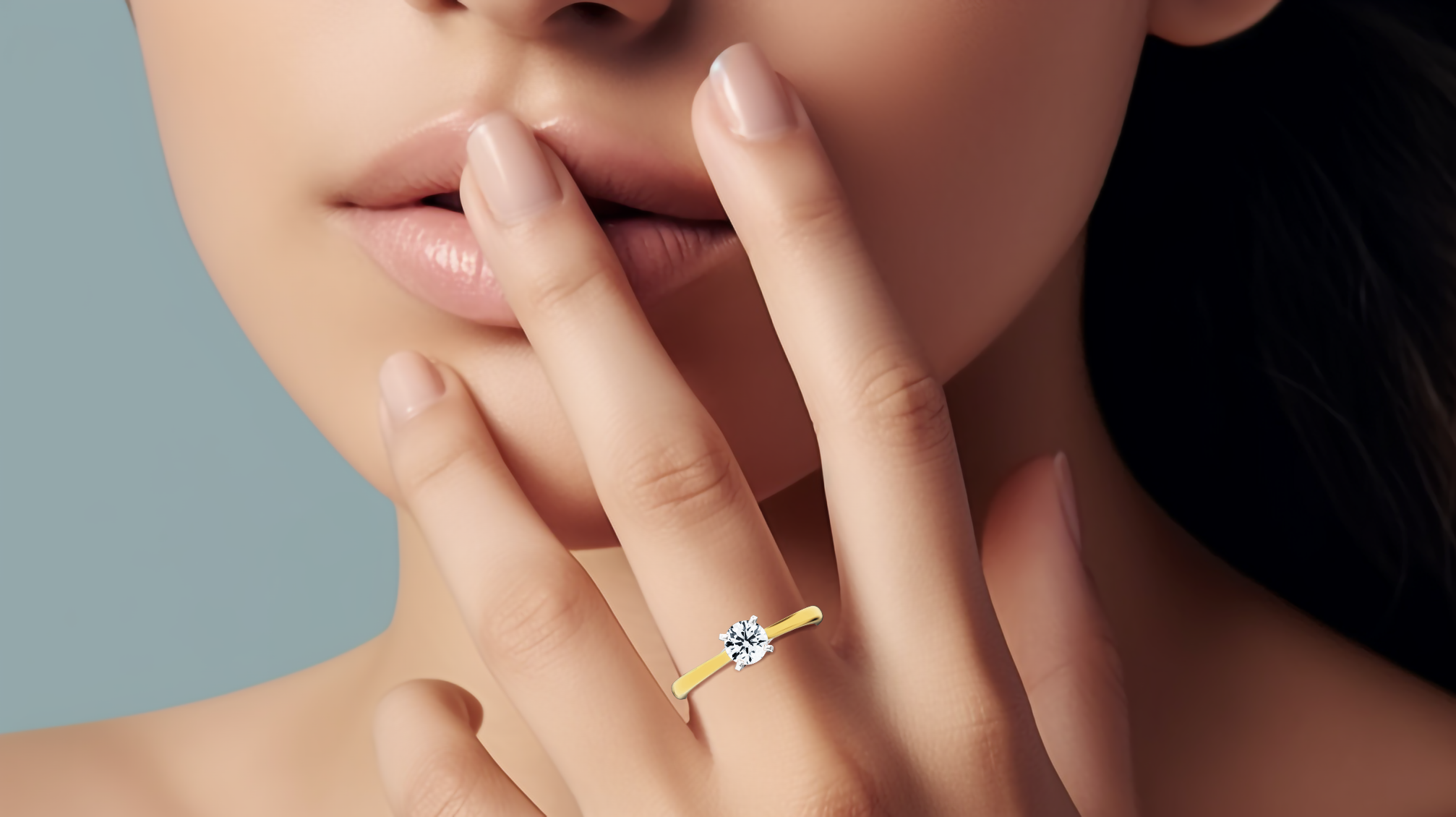 Solitaire ring-0.50ct Yellow Gold