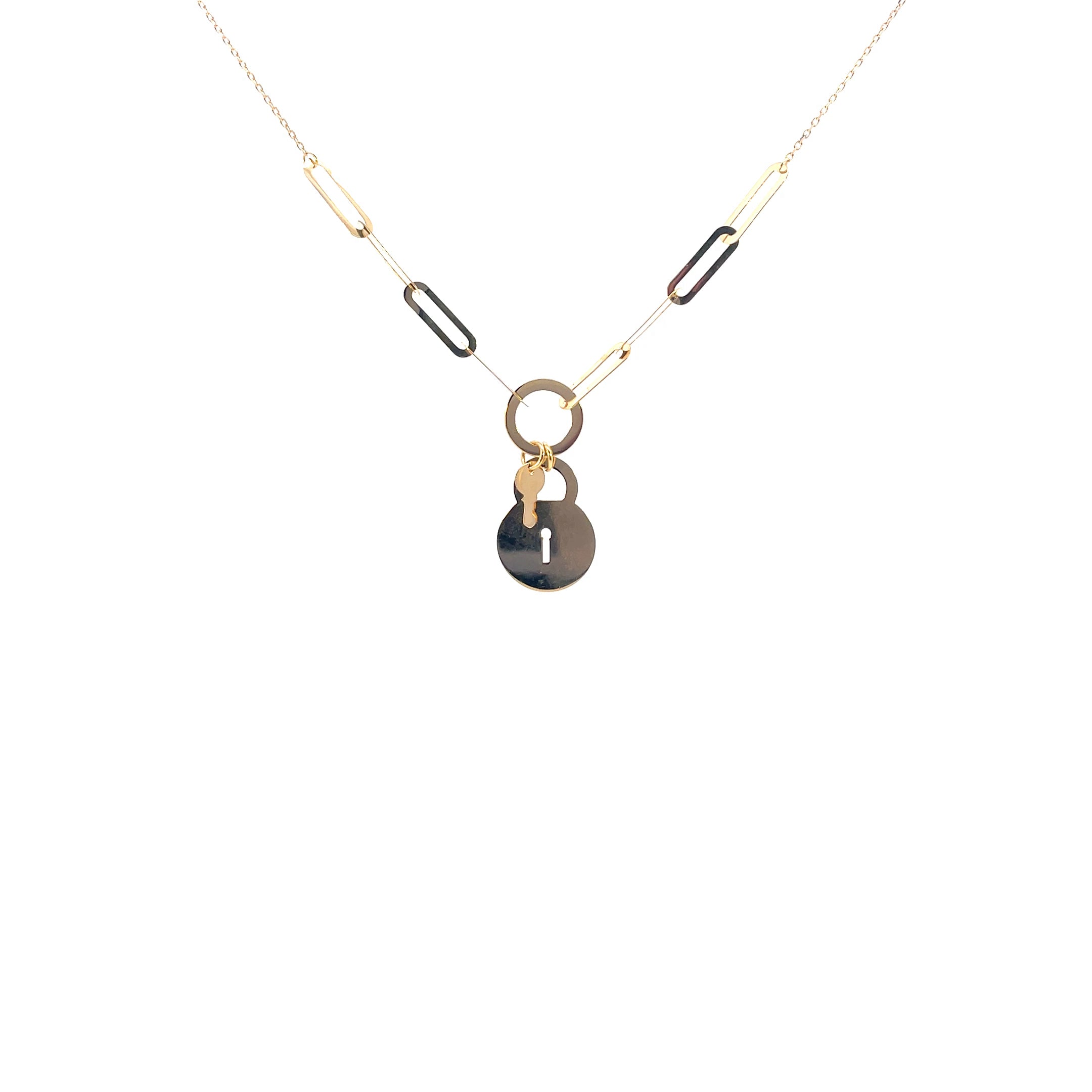 Lock and Key Pendant