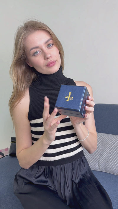 Brown diamond pear trio halo ring video 3.65 carat total GIA certified 3.05 carat pear cut brown diamond white gold craftsmanship
